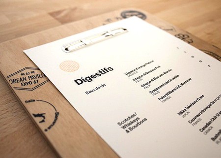 Печать меню дизайн